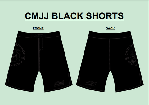 CMJJ Black Out No-Gi Shorts - Youth - CMJJ Gear