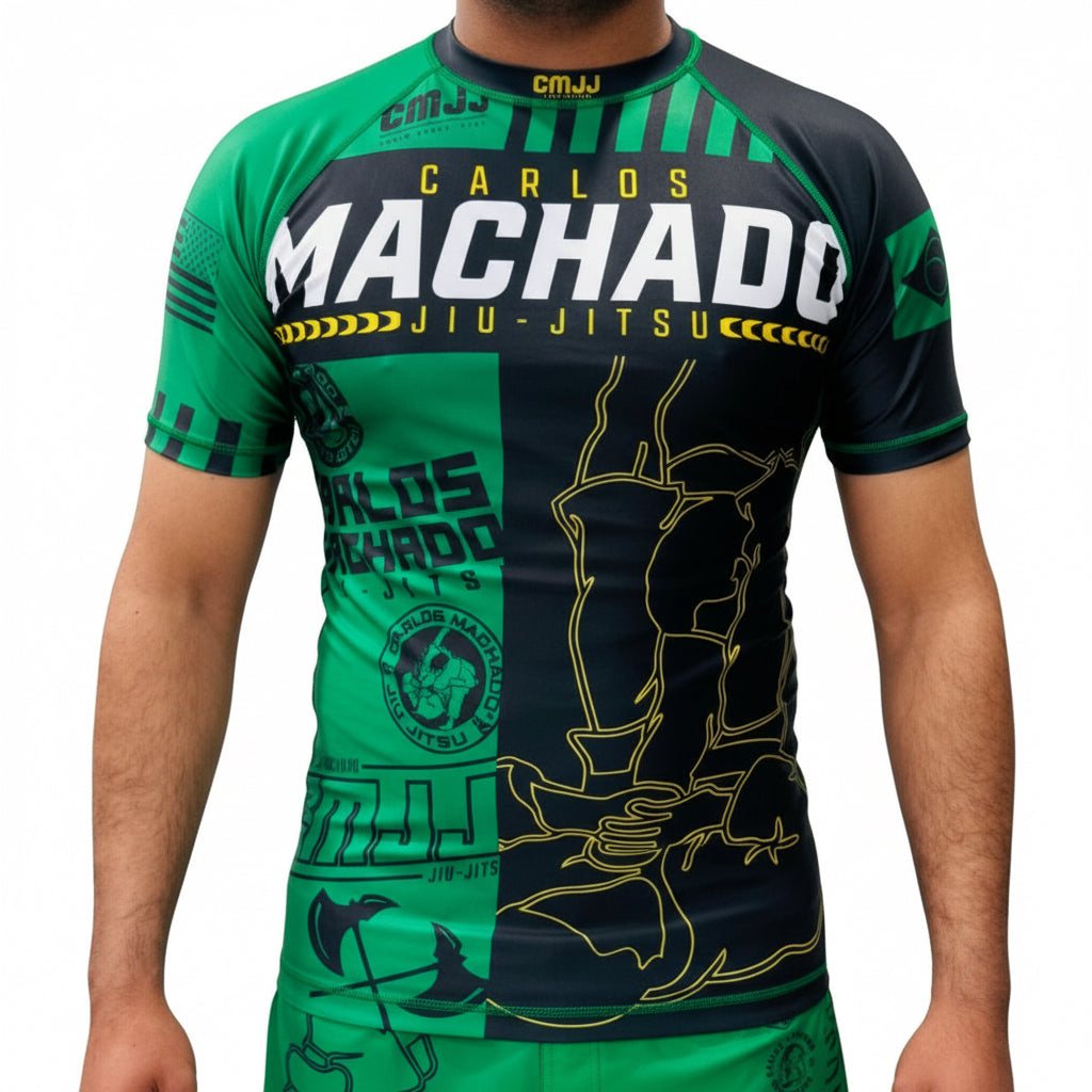 Classic CMJJ Kanji Short Sleeve Rashguard – CMJJ Gear