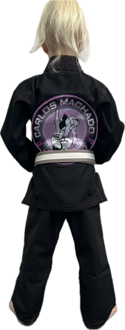 Kids Black-Purple Academy Uniform - CMJJ Gear