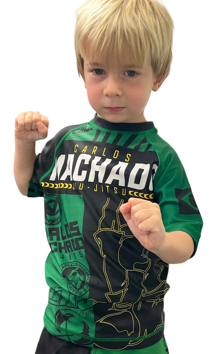 Classic CMJJ Kanji Rashguard - Youth - CMJJ Gear