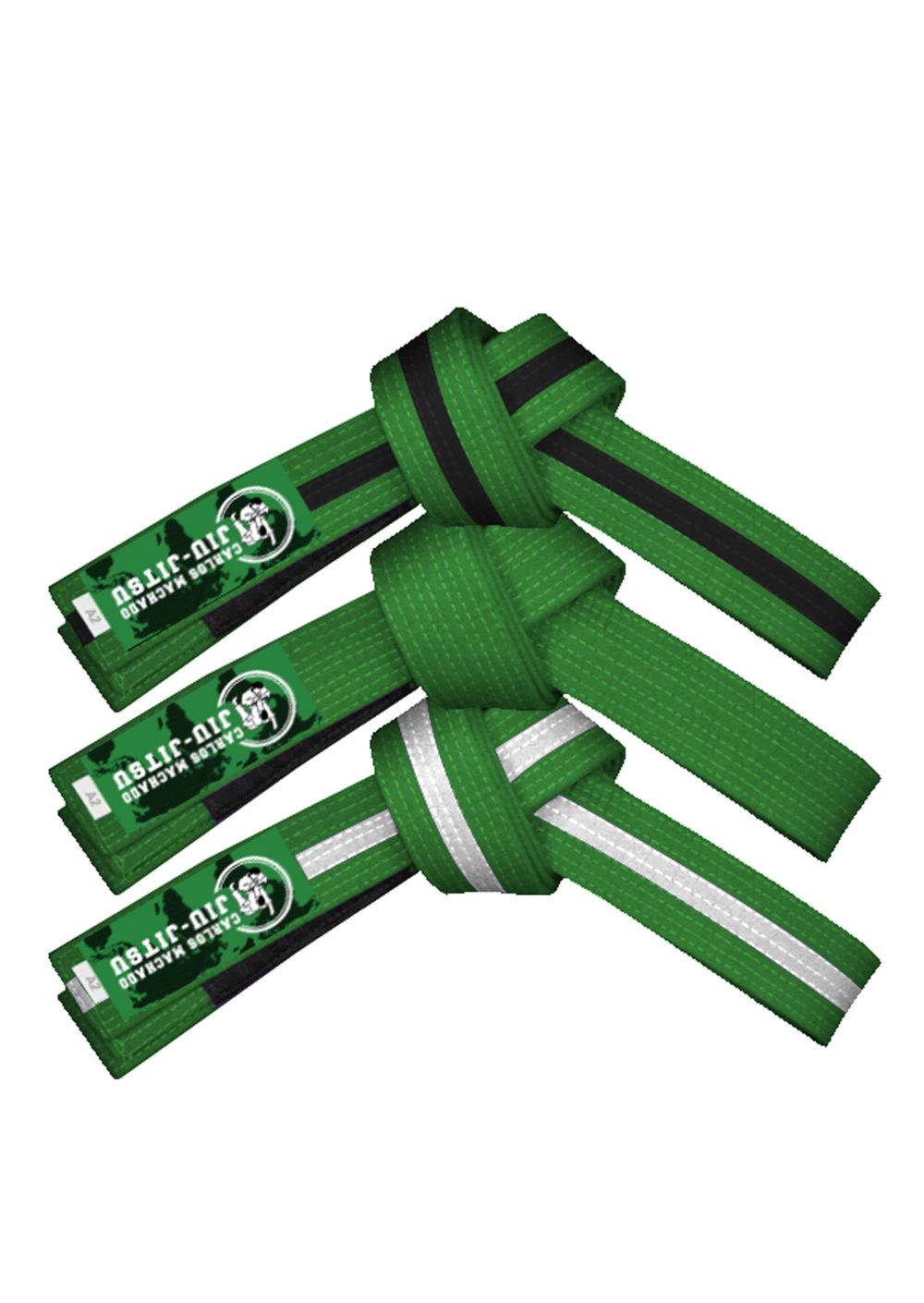 Carlos Machado Jiu-Jitsu Official Green Belt - Youth - CMJJ Gear