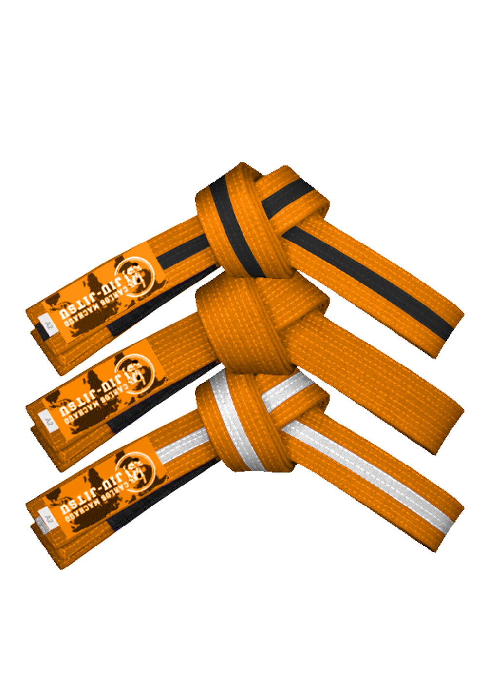 Carlos Machado Jiu-Jitsu Official Orange Belt - Youth - CMJJ Gear