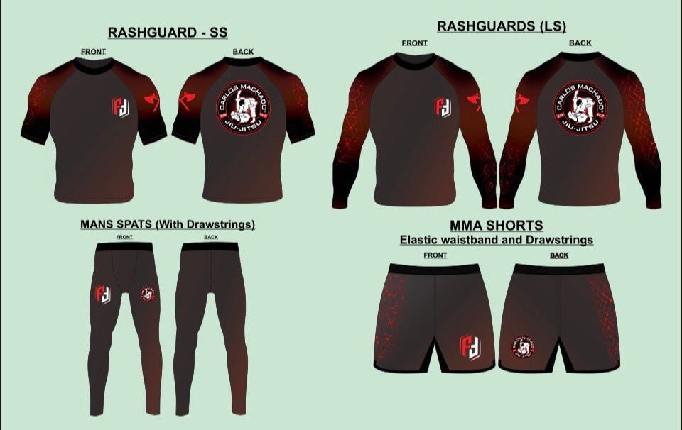 Fight Foundation Black Rashguards