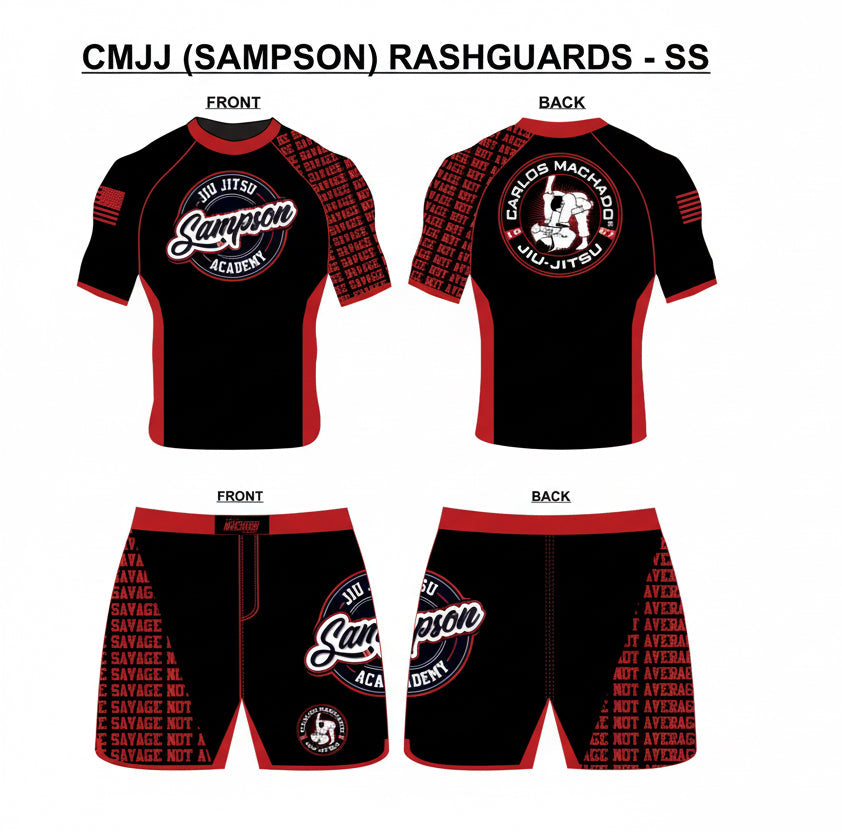 SAMPSON RASHGUARD OR SHORTS - CMJJ Gear