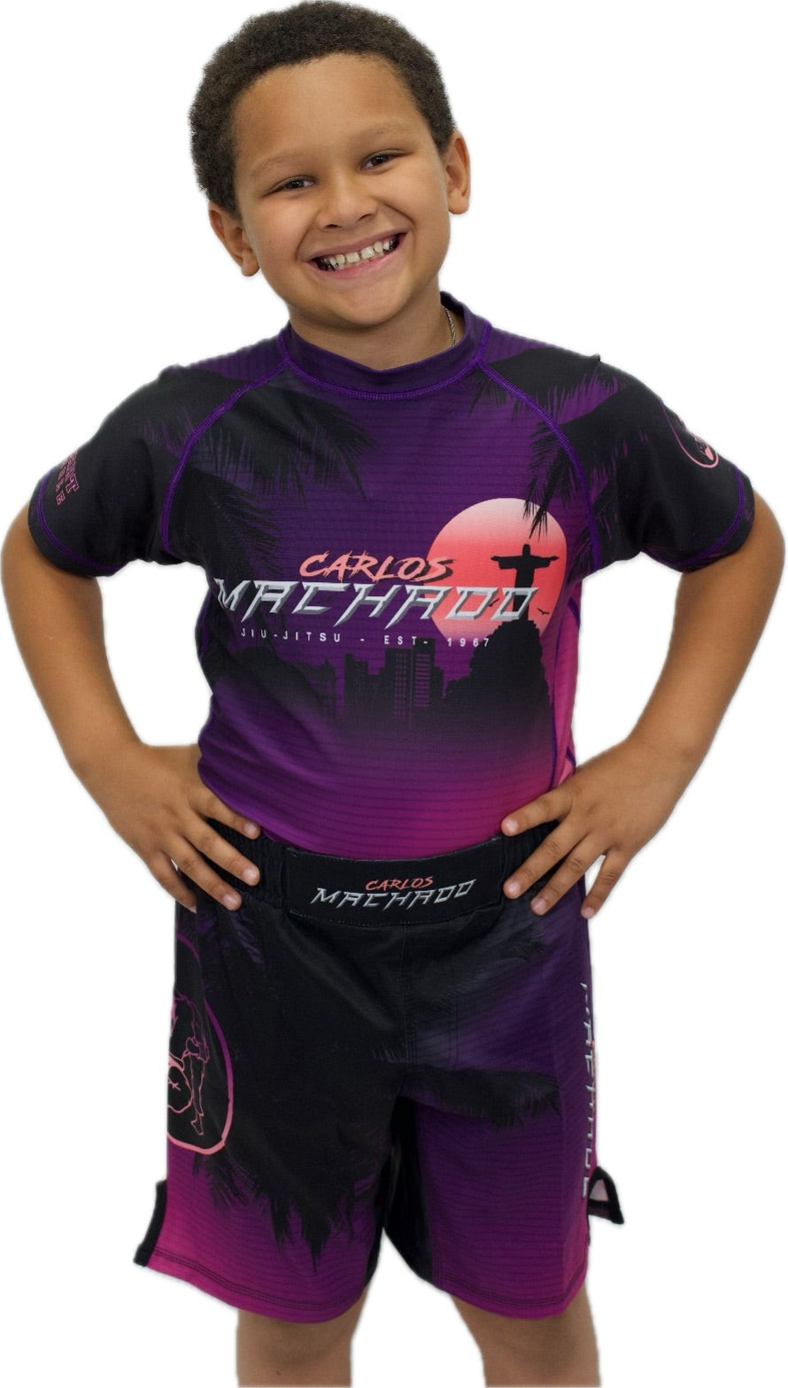 CMJJ Rio Short Sleeve Rash Guard - Youth - CMJJ Gear