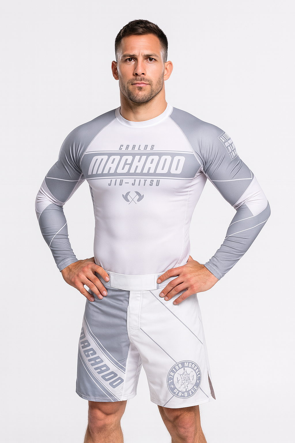 Angled CMJJ Long Sleeve Ranked White - Black
