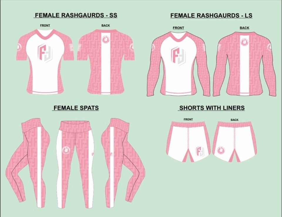 Fight Foundation Pink Ladies Rashguards
