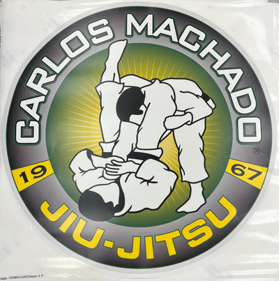 24 Inch Carlos Machado Jiu-Jitsu Vinyl Decal - CMJJ Gear