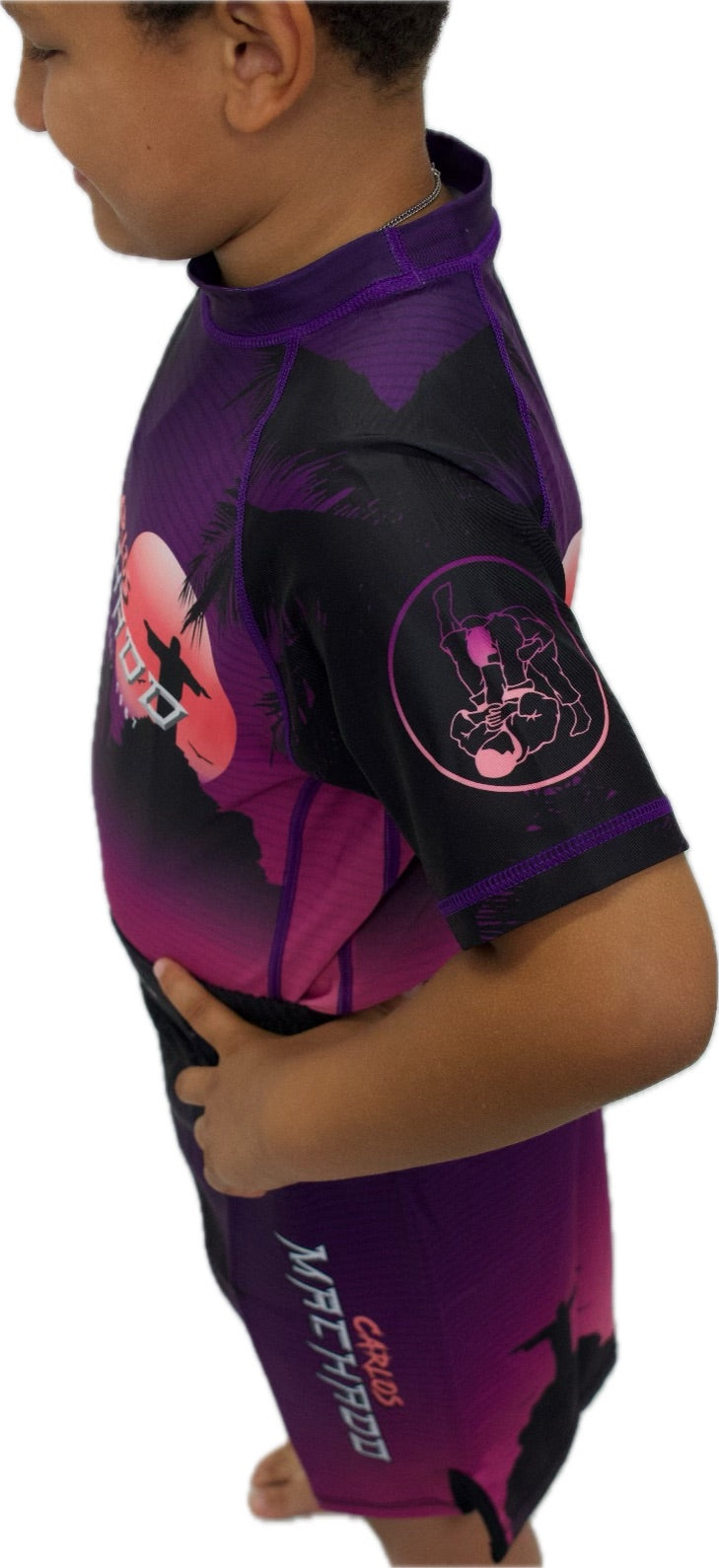 CMJJ Rio Short Sleeve Rash Guard - Youth - CMJJ Gear