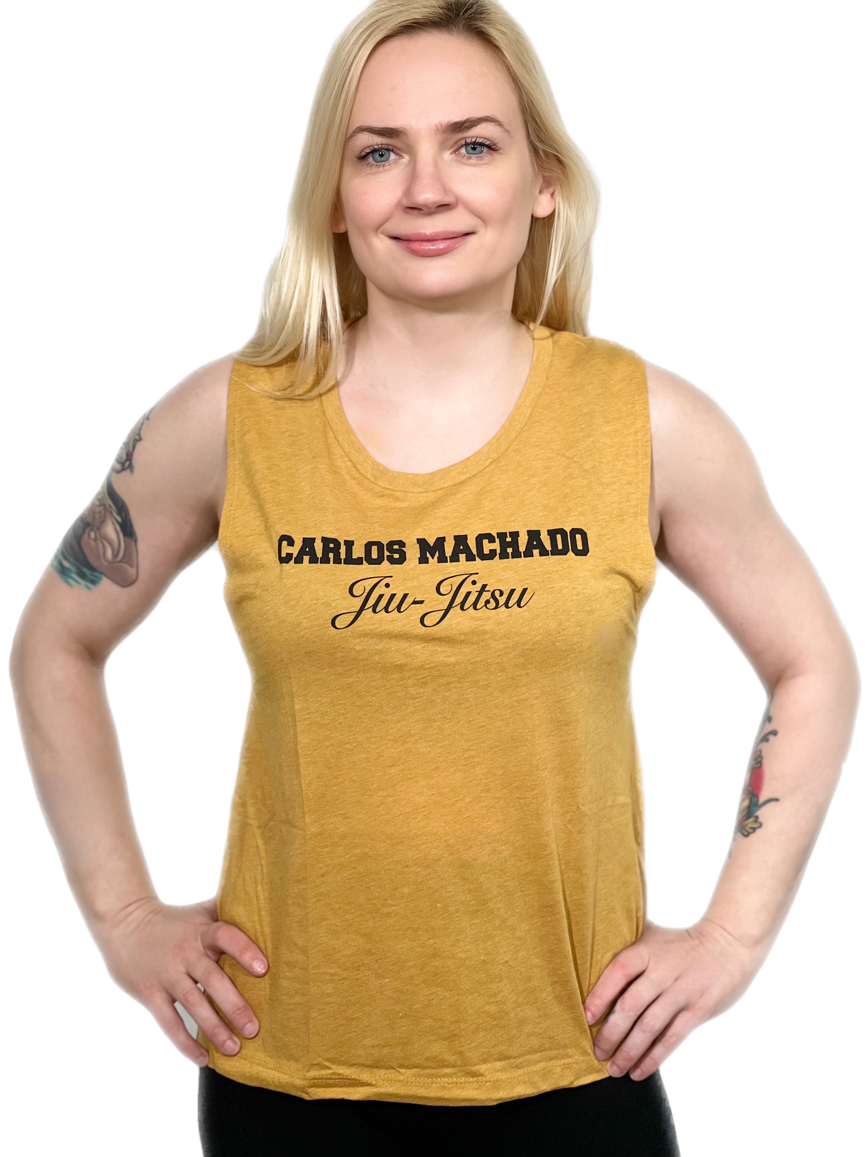 Antique Gold Ladies Muscle Tank - CMJJ Gear