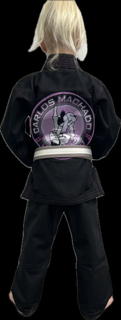 Kids Black-Purple Academy Uniform - CMJJ Gear