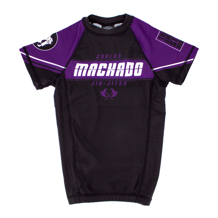 Angled CMJJ Short Sleeved Rash Guard - Youth - CMJJ Gear