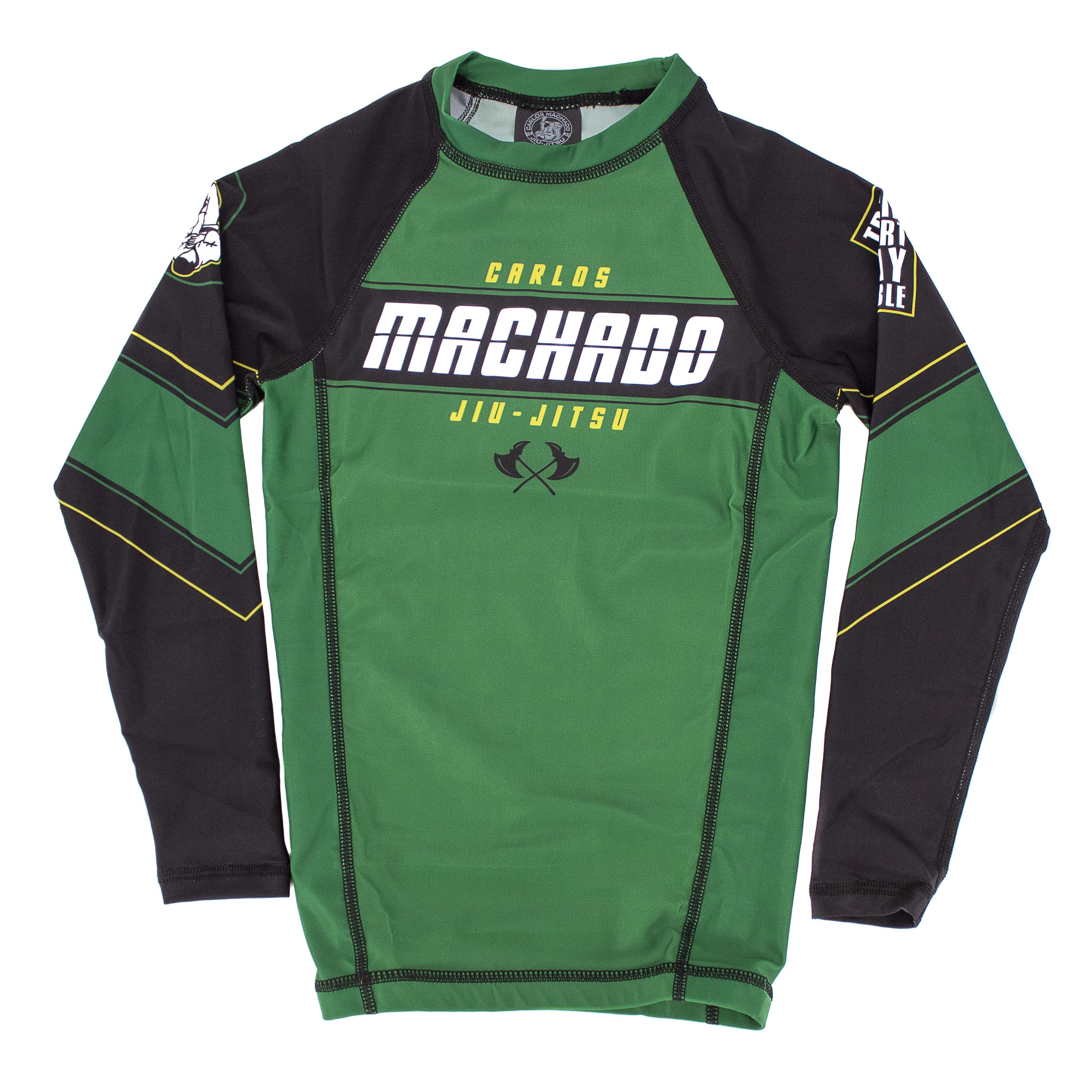 Angled CMJJ Long Sleeve Rash Guard - Youth - CMJJ Gear