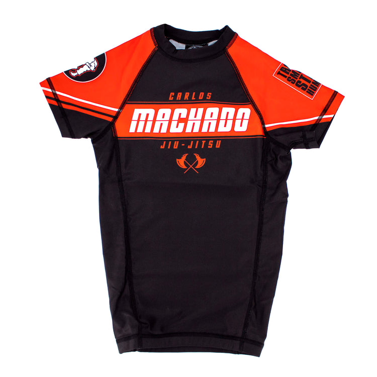 Angled CMJJ Short Sleeved Rash Guard - Youth - CMJJ Gear