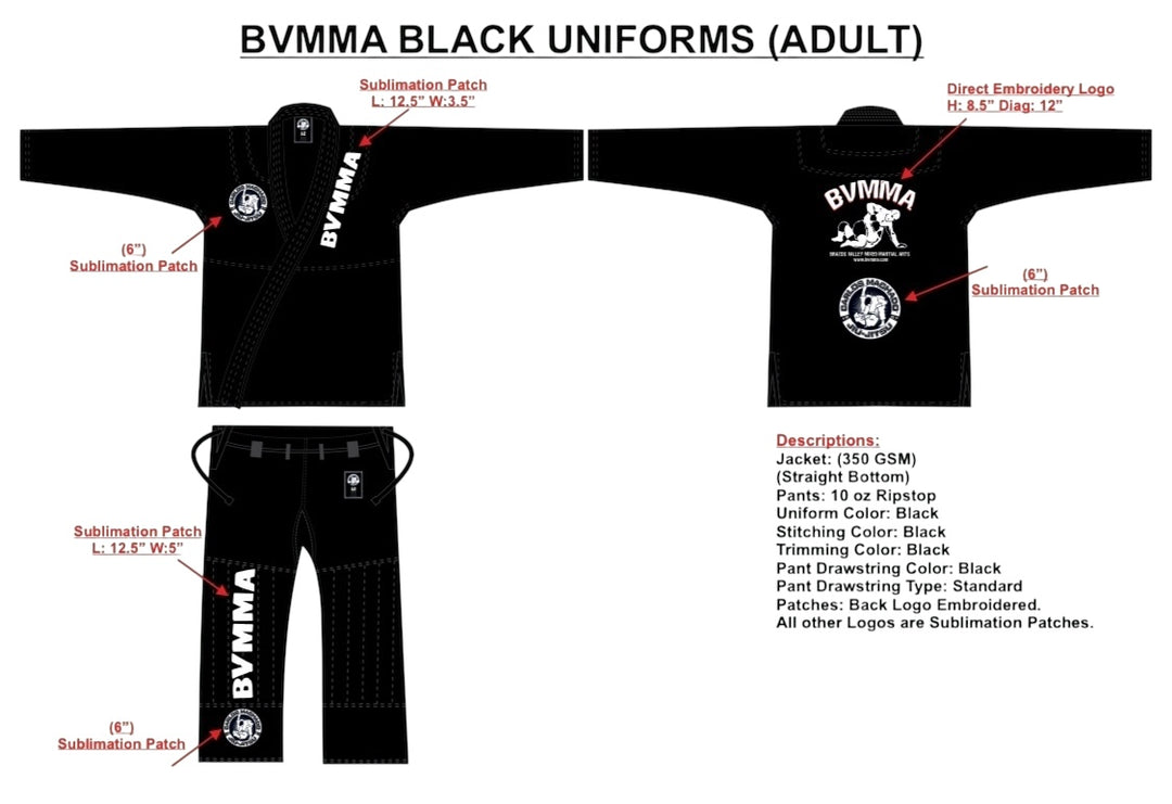 BVMMA Uniforms - CMJJ Gear