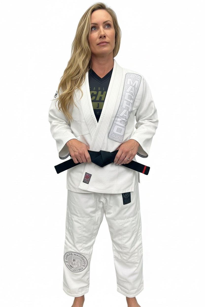 Academy CMJJ Womens Gi 2.0 - White - CMJJ Gear