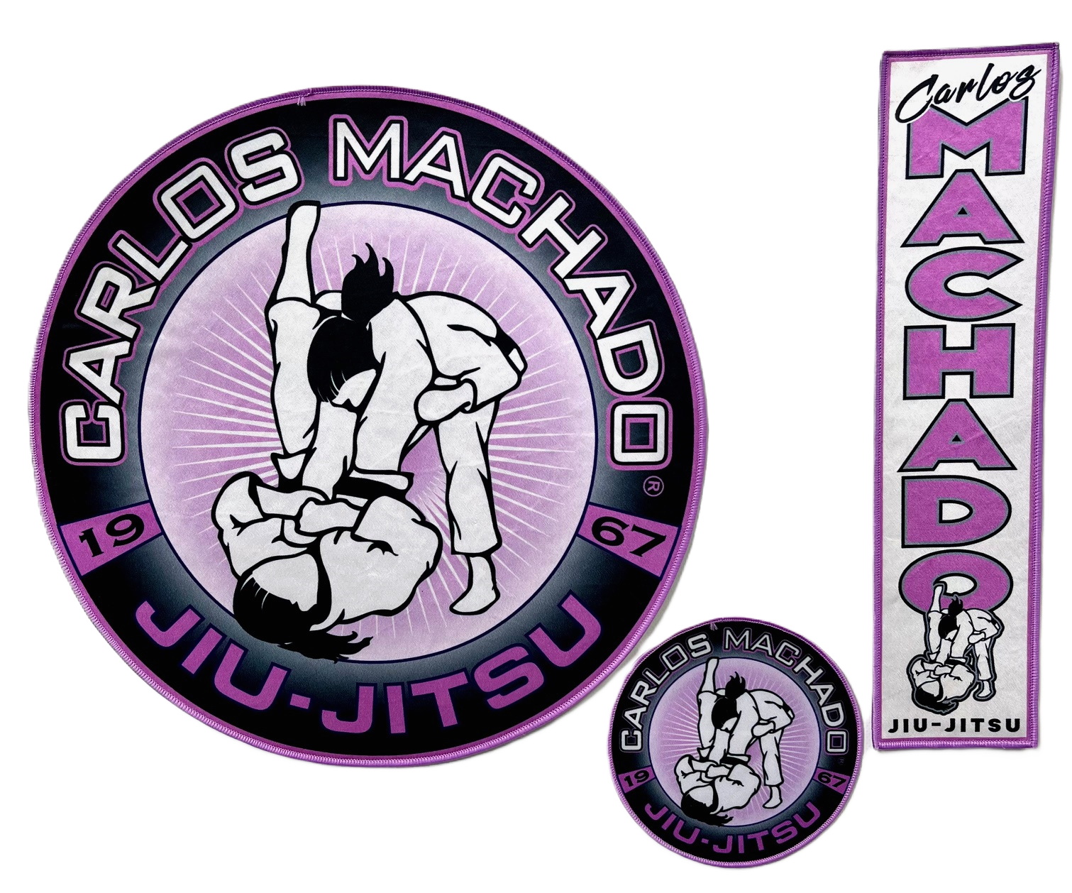 3 Patch Pack - CMJJ Grapple Girls Logo - CMJJ Gear