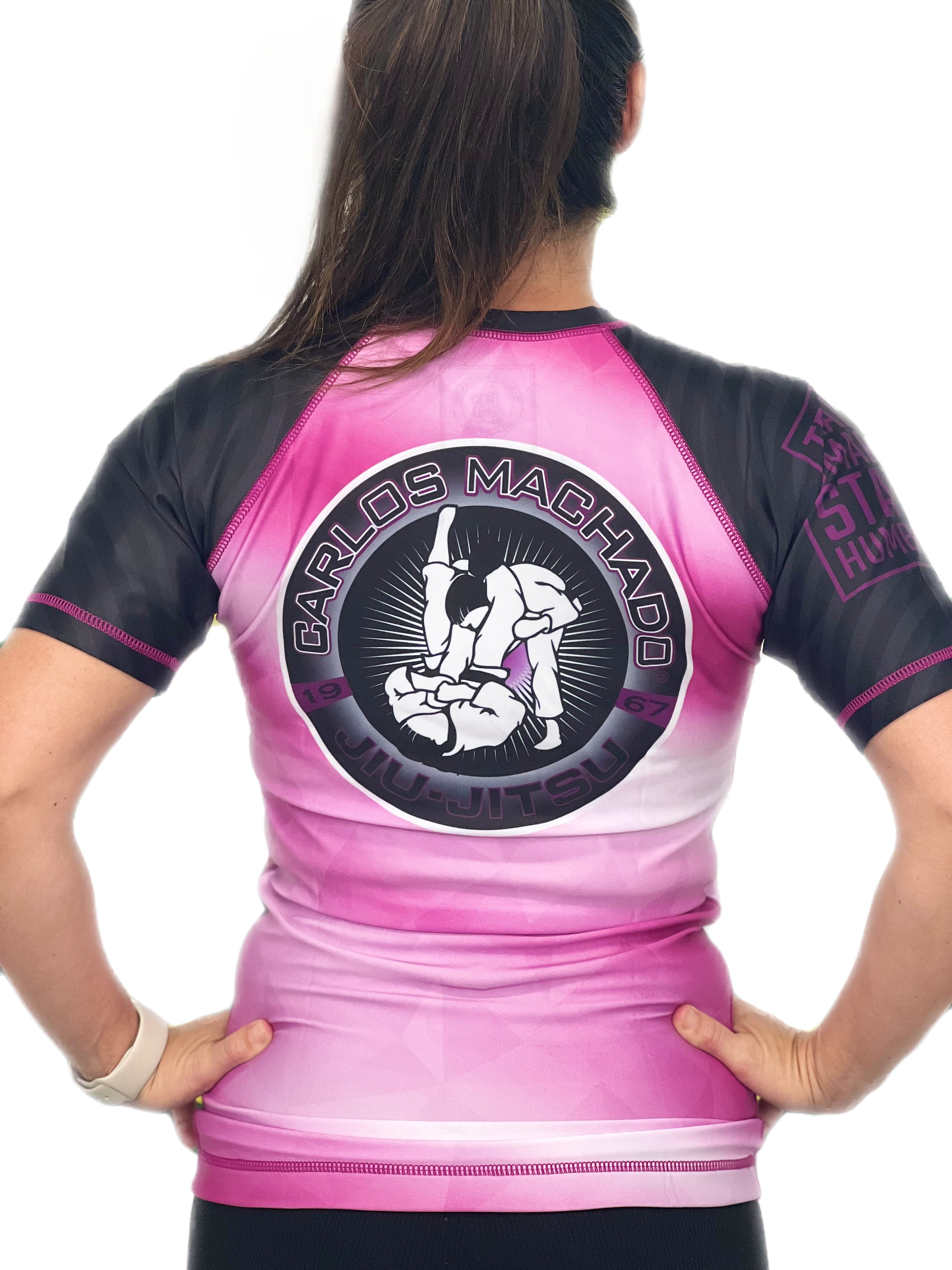 Ladies Purple Diamond Rash Guard - CMJJ Gear