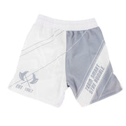 Angled CMJJ Shorts: Ranked White - Black - CMJJ Gear