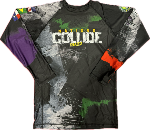 Nations Collide Rash Guard - Long Sleeve - CMJJ Gear