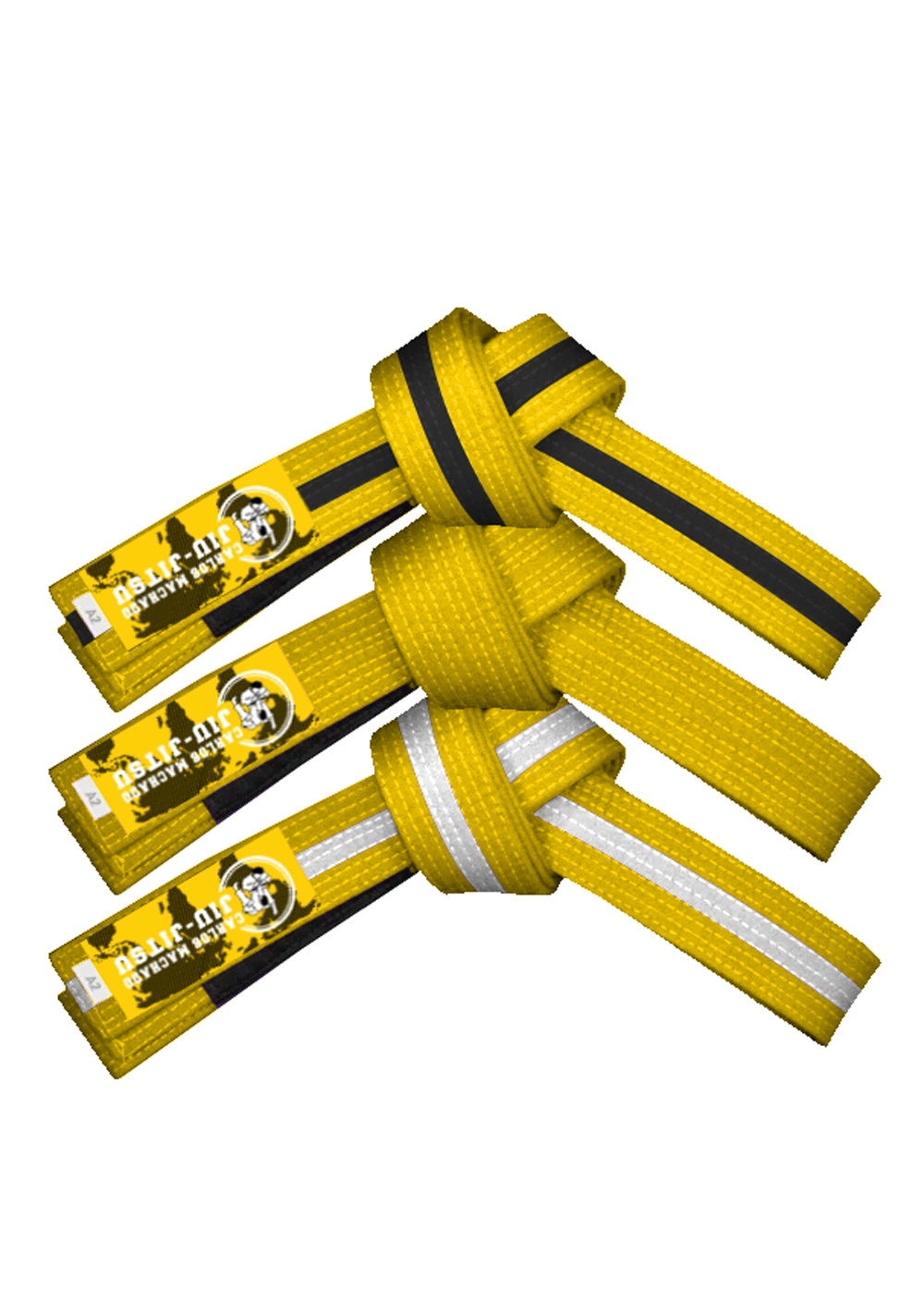 Carlos Machado Jiu-Jitsu Official Yellow Belt - Youth - CMJJ Gear
