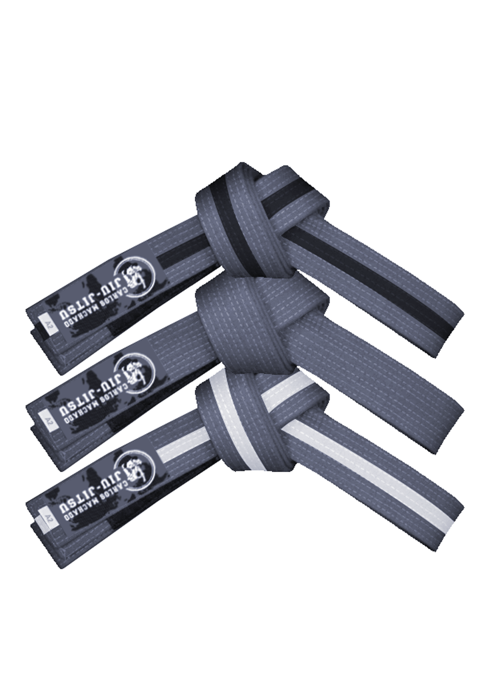 Carlos Machado Jiu-Jitsu Official Grey Belt - Youth - CMJJ Gear