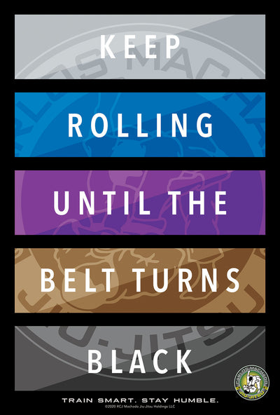 Keep Rolling Poster - Carlos Machado Jiu-Jitsu Gear