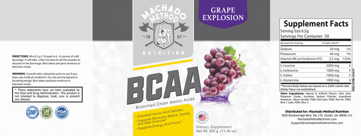 BCAA Grape Explosion - CMJJ Gear