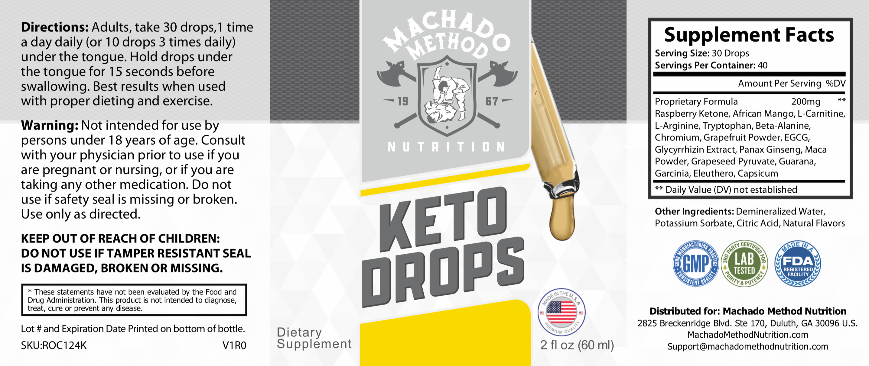 Keto Drops - CMJJ Gear