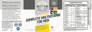 Men's Ultra Multivitamin - CMJJ Gear