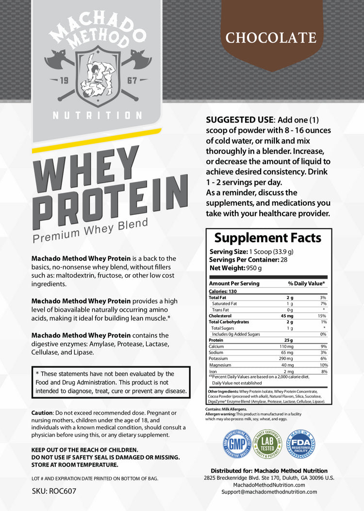 Chocolate Premium Whey - CMJJ Gear