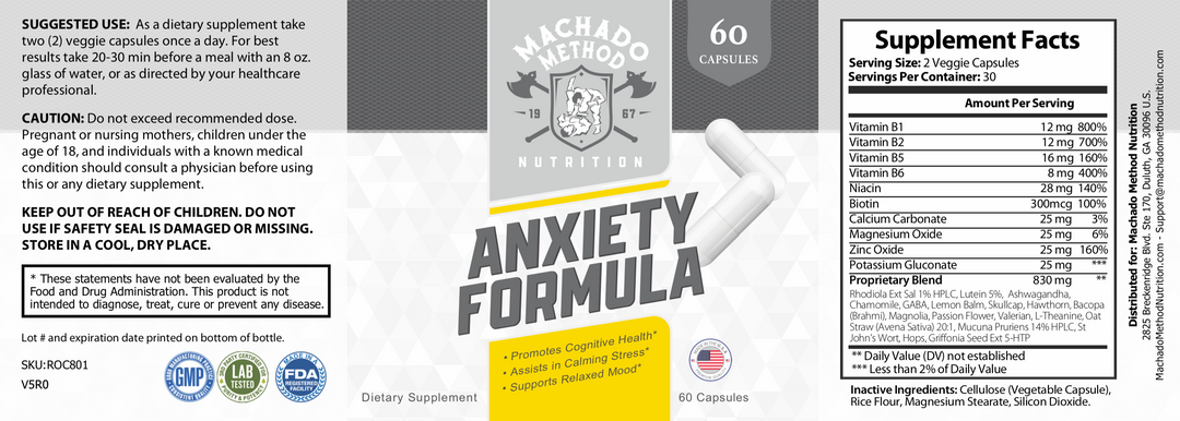 Anxiety Formula - CMJJ Gear