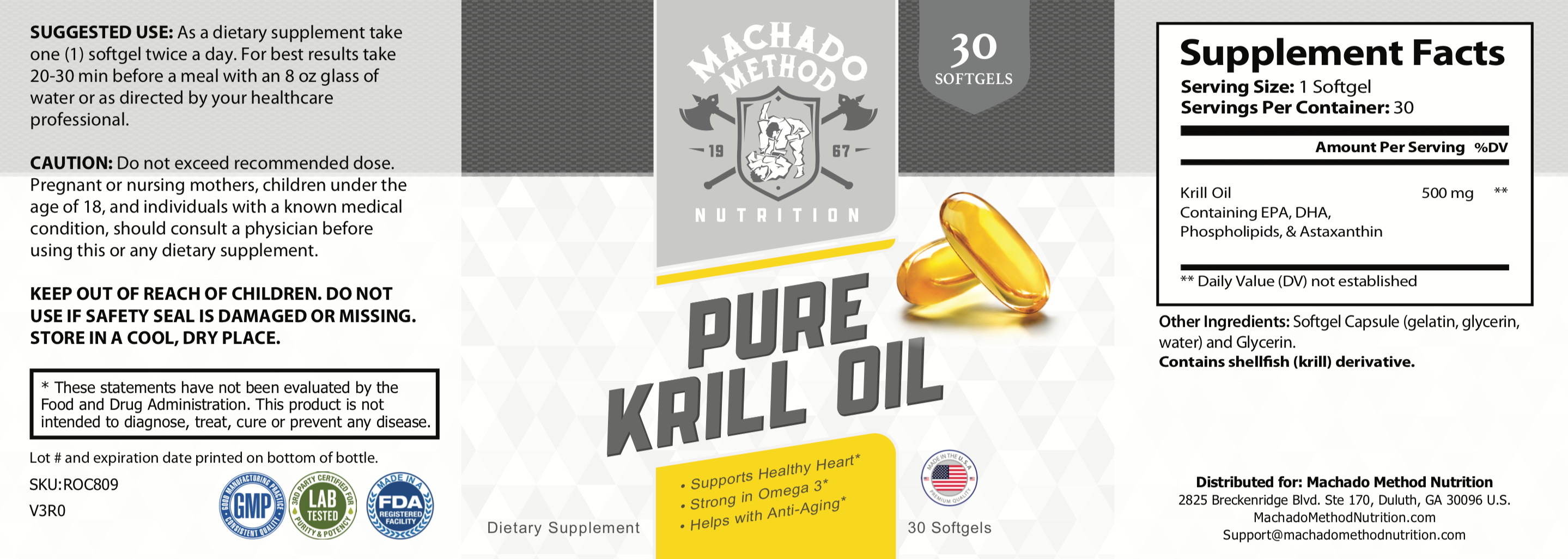 Pure Krill Oil - CMJJ Gear