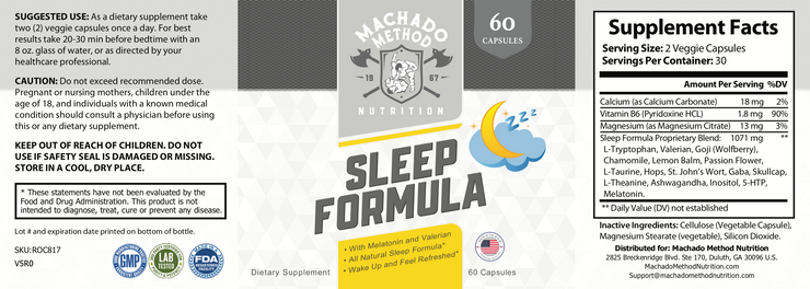 Sleep Formula - CMJJ Gear