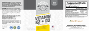 Vitamin K2 + D3 - CMJJ Gear