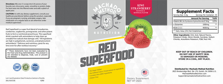 Kiwi Strawberry Red Superfood - CMJJ Gear