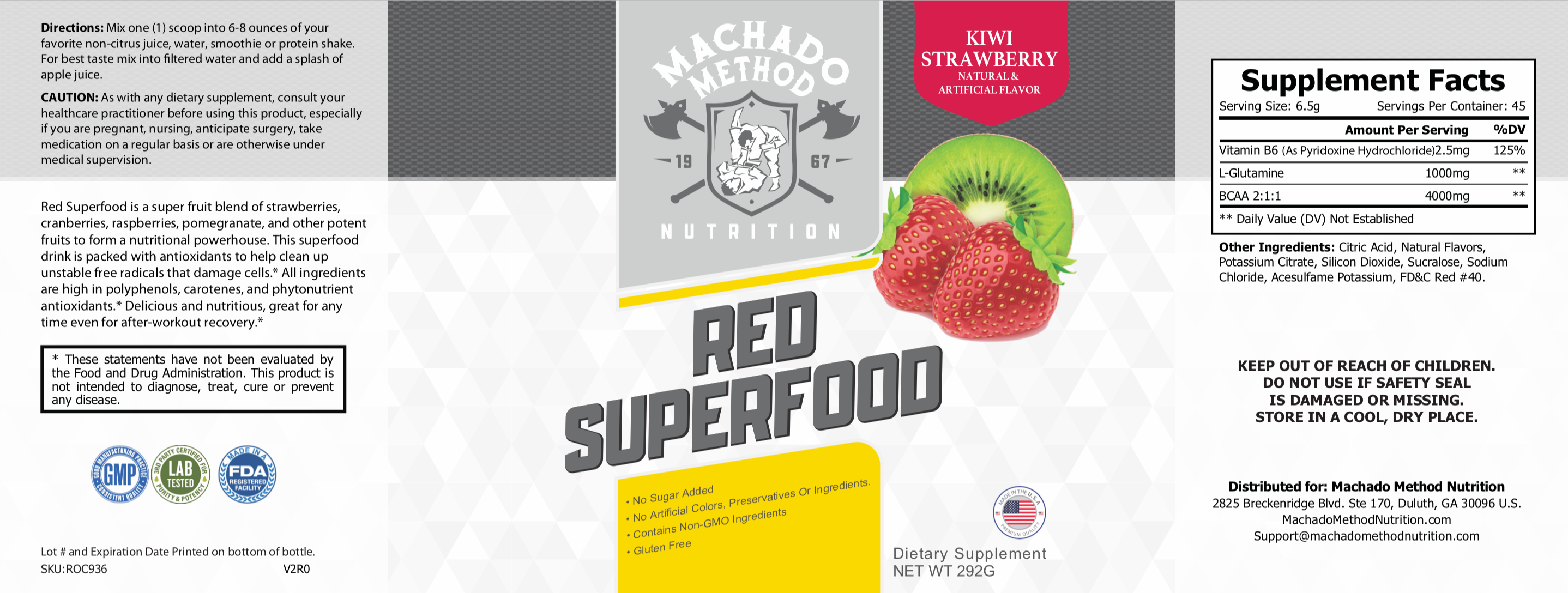 Kiwi Strawberry Red Superfood - CMJJ Gear