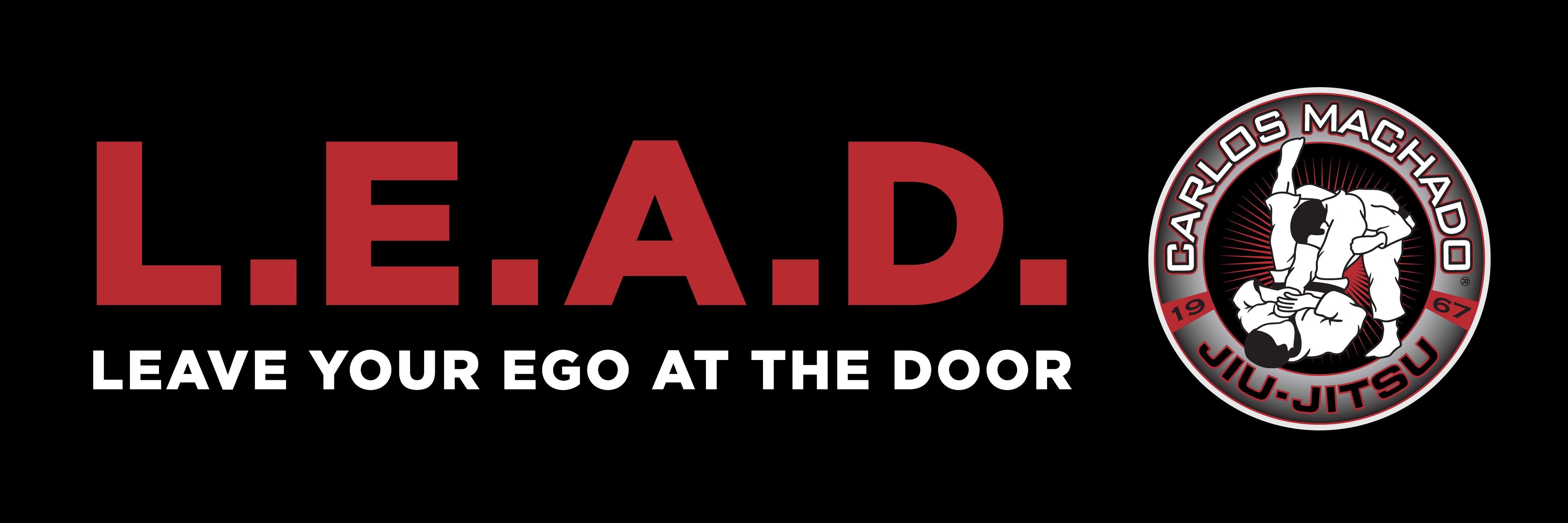 L.E.A.D Black and Red Banner - Carlos Machado Jiu-Jitsu Gear