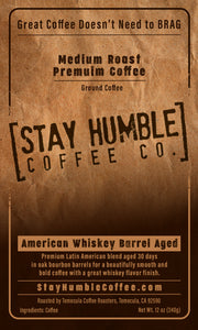 American Whiskey Barrel Aged Coffee - CMJJ Gear