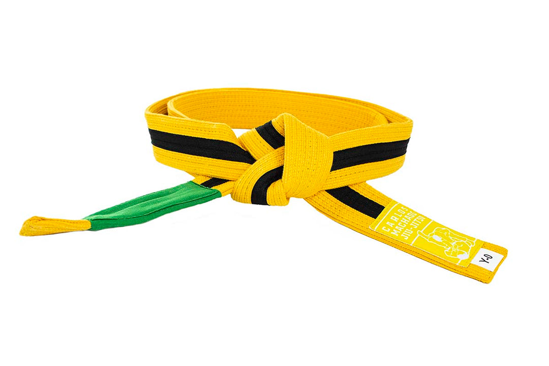 Carlos Machado Jiu-Jitsu Youth Belt - Yellow Ranks - CMJJ Gear