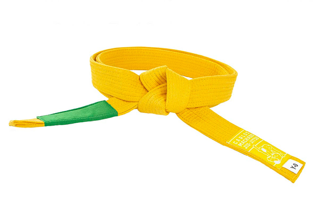 Carlos Machado Jiu-Jitsu Youth Belt - Yellow Ranks - CMJJ Gear